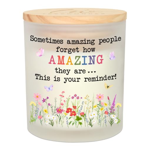 Vanilla Lavender Scented Candle - White - 10 oz Gift for Women, Relaxing Home Fragrance