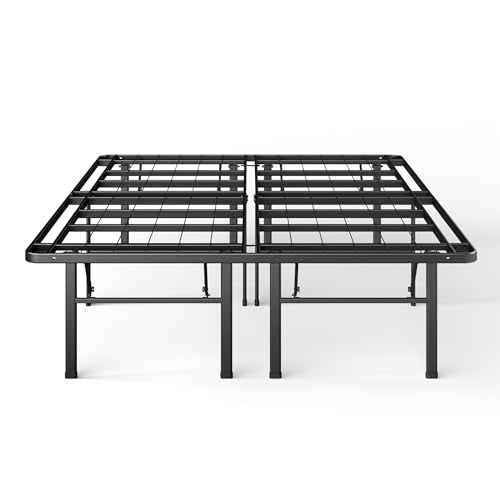 Zinus 16 Inch SmartBase Deluxe Mattress Foundation/ 2 Extra Inches high for Under-Bed Storage/Platform Bed Frame/Box Spring Replacement/Strong/Sturdy/Quiet Noise-Free, Cal King