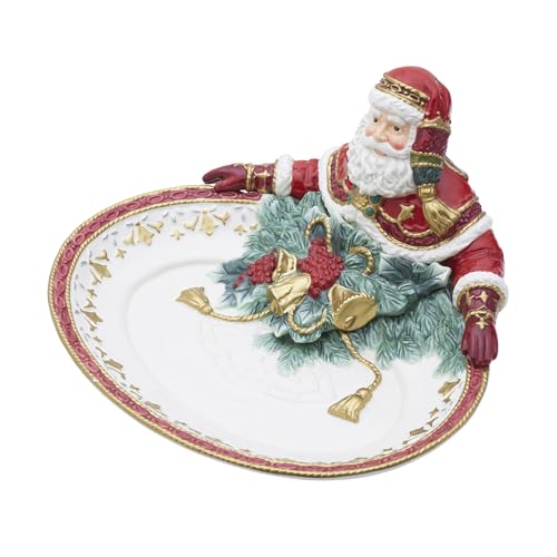 Holiday Santa Serving Bowl 12 Inch - Festive Christmas Tableware