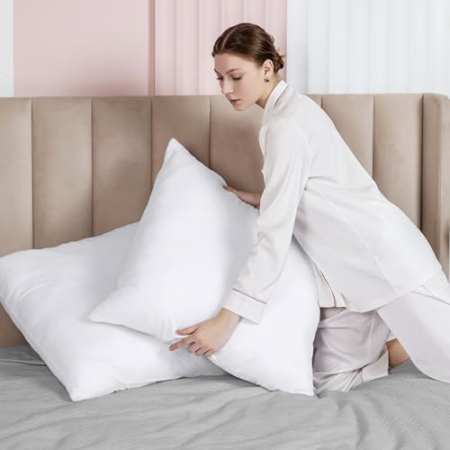 Utopia Bedding 12x12 Pillow Inserts, Set of 2, White – Indoor Decorative Throw Pillows for Bed, Sofa & Couch – Soft, Supportive & Fluffy Cushion Inserts