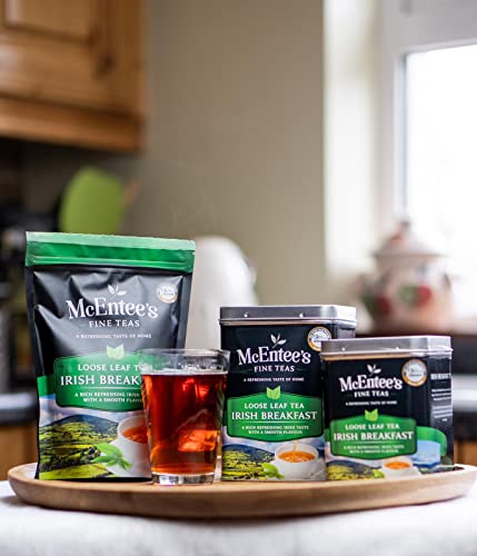 McEntee's Irish Breakfast Tea - 500g Tin - Expertly Blended in Ireland. A Premium Blend of Ceylon and Assam tea's Delivering That Taste of Home.