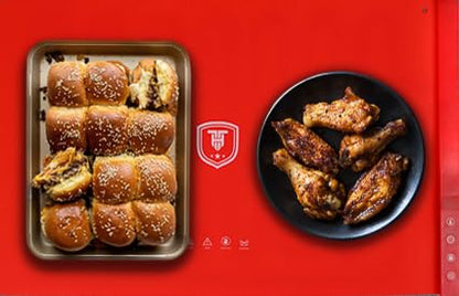 Tailgate Heroes Premium Electric Food Warming Mat - Extra Large Silicone Warming Mat for Food with Adjustable Heat & Timer, Sturdy Design, Fast Heating, Portable Roll Up Warming Mat