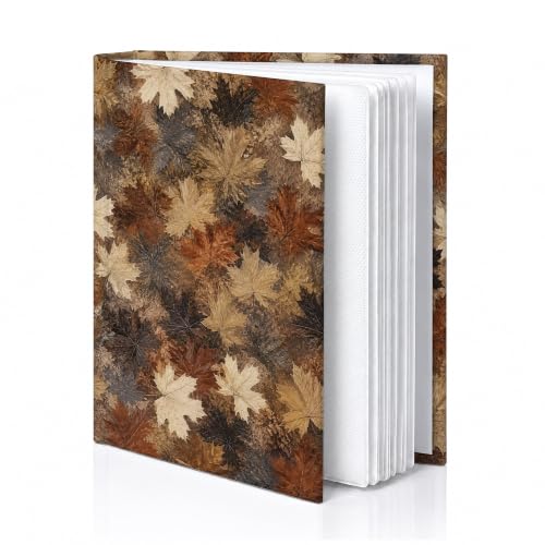 Fall Maple Leaves Hardcover Photo Album 4x6 with 18 Pockets - Leaf Variation