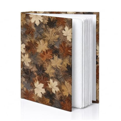 Fall Maple Leaves Hardcover Photo Album 4x6 with 18 Pockets - Leaf Variation