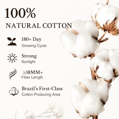 White King Size Cotton Duvet Cover - 100% Natural Breathable Bedding
