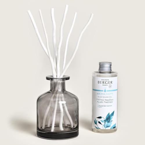 Reed Diffuser with Happy Fragrance - Aquatic Freshness, 180ml, Variation: Fresh
