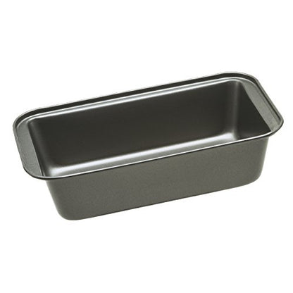 Ecolution Bakeins Large Loaf Pan – PFOA, BPA, and PTFE Free Non-Stick Coating – Heavy Duty Carbon Steel – Dishwasher Safe – Gray – 9.25” x 5.125” x 2.75”