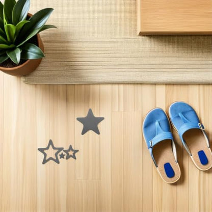 Star-Shaped Non-Slip Shower Stickers for Bathroom Safety - 24 pcs