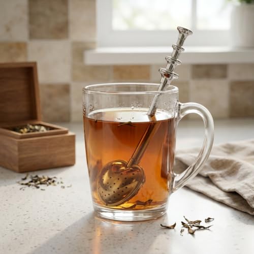 Stainless Steel Tea Infuser Stick for Loose Leaf Tea - 7 Inch