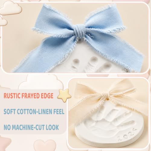 Baby Handprint Footprint Keepsake Ornament Kit - DIY Memory Gift for Newborns