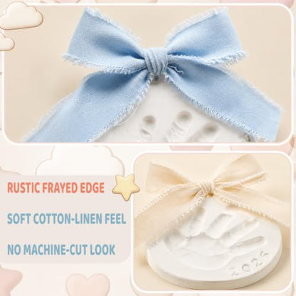 Baby Handprint Footprint Keepsake Ornament Kit - DIY Memory Gift for Newborns