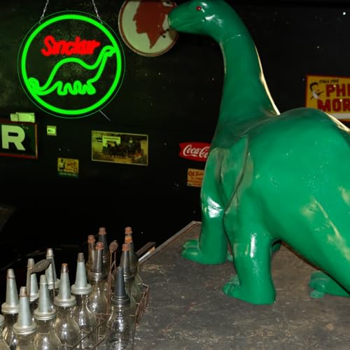 Green Dinosaur Neon Sign for Wall Decor, Bedroom, Man Cave & Gift