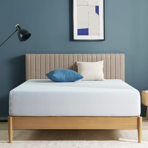 Zinus 10 Inch Green Tea Cooling Memory Foam Mattress [New Version], Queen, Fiberglass Free, Medium Firmness, Cooling Gel Foam, Certified Safe Foams & Fabric, Mattress in A Box