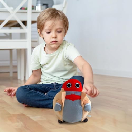 Chubby Plush Hero Pillow - Soft Squeezable Stress Relief Toy for Kids & Fans
