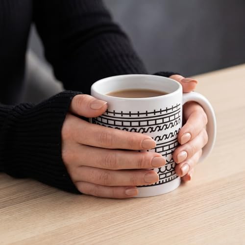 4 Pcs 11 oz Hidden Message Coffee Mugs White Elephant Gift Set - LemonRoad