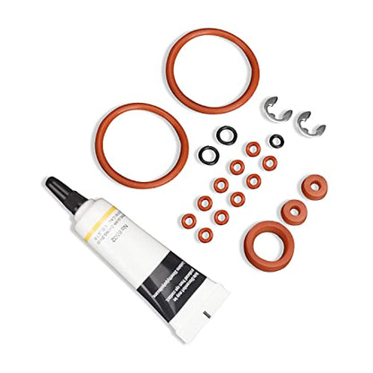 O-Ring Gasket Seal Set for Jura Capresso/Impressa Machines Brew Group & Drainage Valve O-Ring, Compatible with Most Jura C, E, ENA, F, J, S, Z, X, Cappuccino Maker Series Machines, with Lube