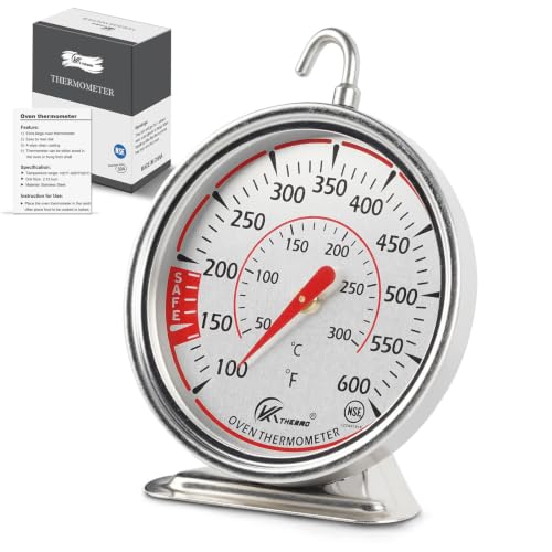 Oven Thermometer Dual-Scale with Safe Zone - 2.75 Inch NSF Certified