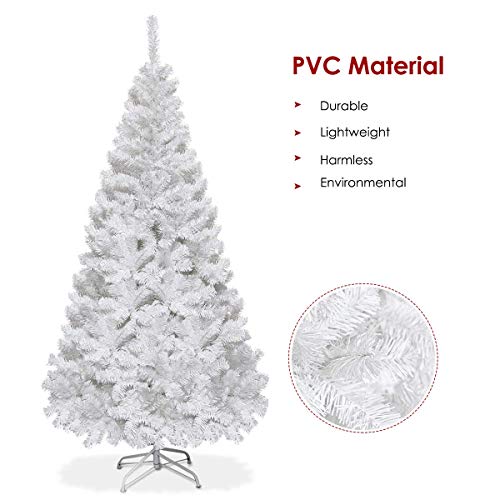 5FT Artificial Christmas Tree with Metal Stand - Indoor Outdoor Holiday Decor