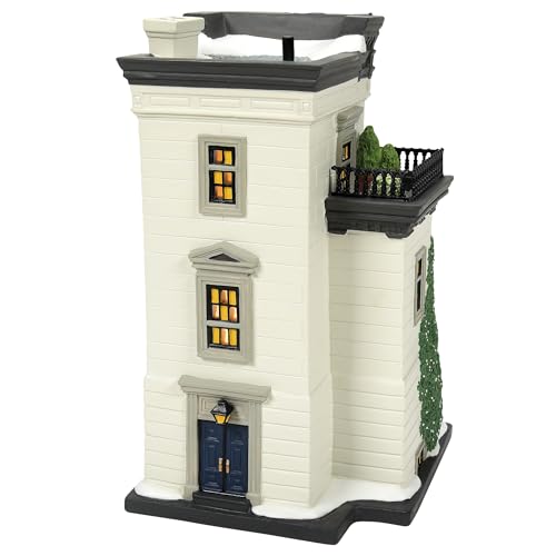 Department 56 Christmas in the City Village 87 West 56th Street Lighted Building, 8.54 Inch, Multicolor