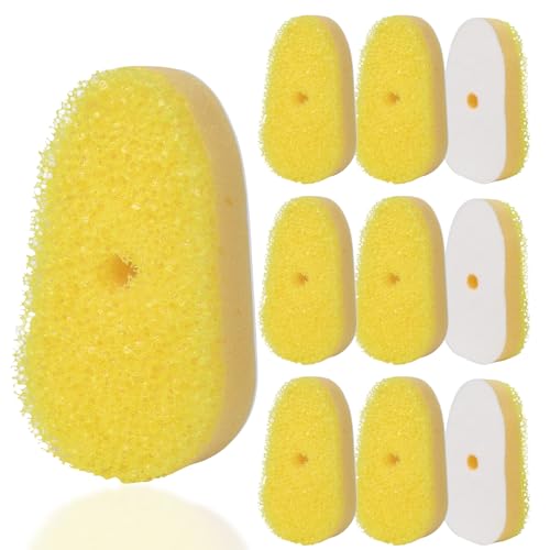 10 Pack Sponge Refills for Scrub Daddy Dish Wand - Upgraded Material