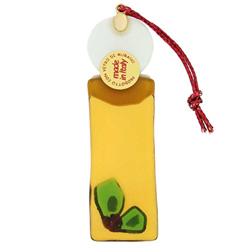 Murano Glass Candle Ornament Handmade in Italy - Christmas Decor