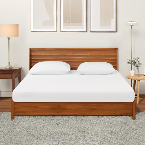 Neo Sleep 5 Inch King Cooling Gel Memory Foam Mattress for Cool Sleep Medium Firm Pressure Relief CertiPUR-US Certified Foam, Mattress in a Box No Fiberglass (King, 5 in)