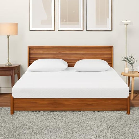 Neo Sleep 6 Inch King Cooling Memory Mattress for Pressure Relief & Cool Sleep Medium Firm CertiPUR-US Certified Foam, Mattress-in-a-Box Comfort & Supportive Fiberglass Free (King, 6 in)