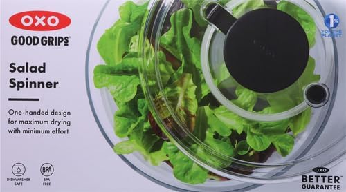 OXO Good Grips Salad Spinner - 6.22 Quart Lettuce & Fruit Washer with Strainer | Pack of 4