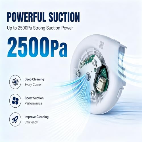 2500Pa Robot Vacuum Fan Motor Compatible with Roborock S7 S6 MaxV Q5 T7S Plus