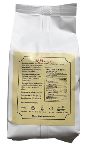 Fermented Ivan Tea 3.5oz/100g, Ivan Chai Natural, Herbal (1 pack)