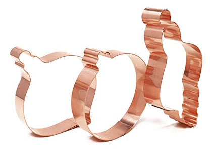Christmas Cookie Cutter Set - 3 Piece Ornament Shapes Made in USA