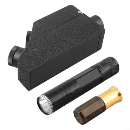Portable Gemstone Refractometer Tool with Flashlight - B Variation for Jewelers & Hobbyists