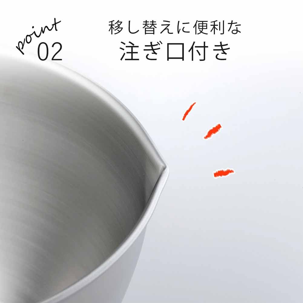 Shimomura 29131 29131 Bowl Set, 5.1/4.3 inches (13/11/9 cm), Set of 3, Includes Spout and Marks, Dishwasher Safe, 9.5 fl oz (270 ml), 520ml/750ml, Convenient Preparation, Small Divided Bowl,