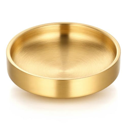 Gold Paper Clip Holder - Desk Organizer for Office & Home