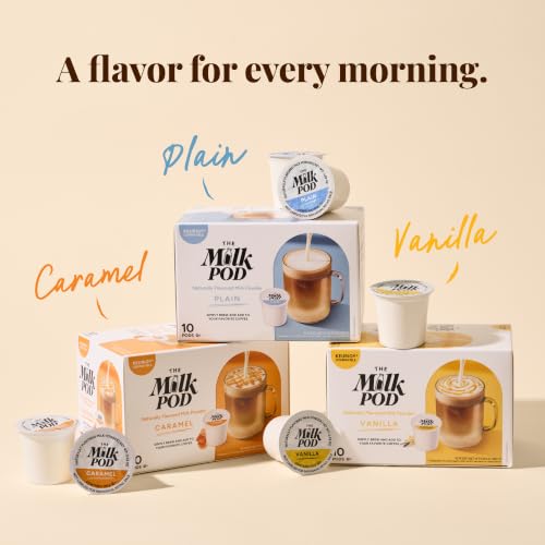 Caramel Latte Milk Pod for Keurig K-Cup - 1 Count, Compatible with Coffee Maker