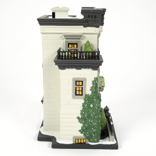 Department 56 Christmas in the City Village 87 West 56th Street Lighted Building, 8.54 Inch, Multicolor