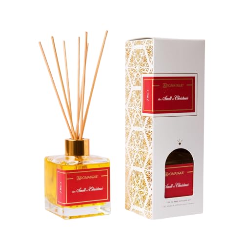 Christmas Reed Diffuser - Seasonal Spiced & Balsam Fragrance - Aromatique, Variation of Smell of Christmas