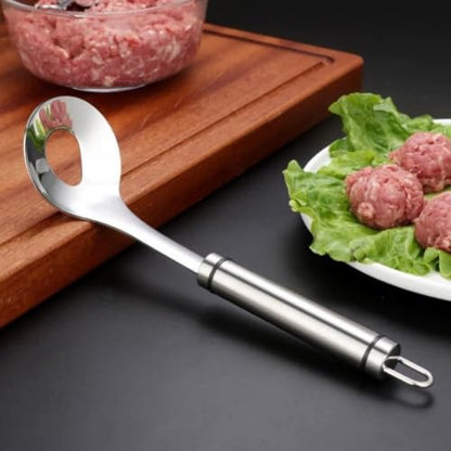 Stainless Steel Meatball Maker Spoon Kitchen Tool for Meatballs & More