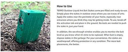 Terro Ant Bait Stations - Effective Liquid Formula for Quick Pest Control | 8 Pack