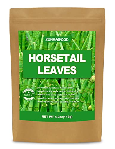 Premium Horsetail Herbal Leaves, Natual Dried Horsetail Leaf, Cut & Sifted, 4.0oz(113g), No Gmo, 100% Pure