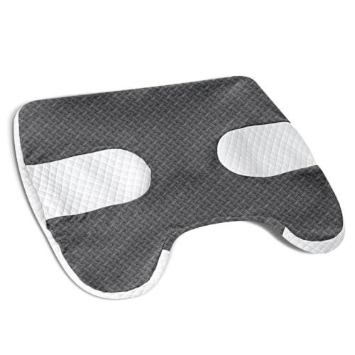 Side Sleeper Pillowcase with Shoulder Relief System - Black, Removable & Washable