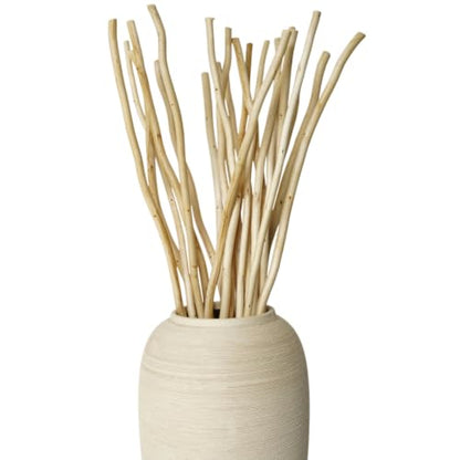 Natural Dried Willow Branches for Vases - 20 Stems, Rustic Home Decor