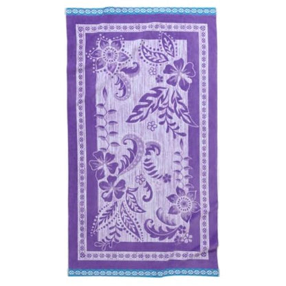 Decorative Jungle Oversized Cotton Beach Towel 40x72 Reversible Jacquard