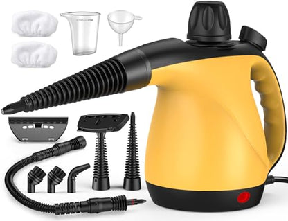 Handheld Steam Cleaner for Home with 11 Accessories, Chemical-Free Multi-Surface Steam Cleaner