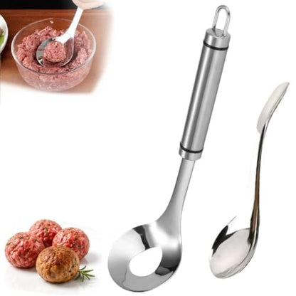 Stainless Steel Meatball Maker Spoon Kitchen Tool for Meatballs & More