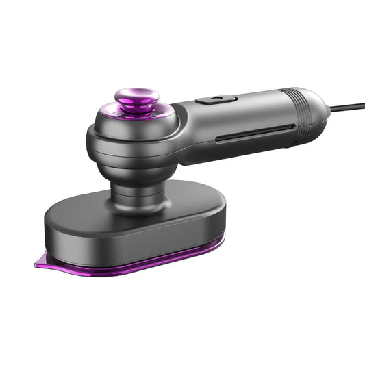 YOZLNFO Handheld Garment Steamer, Compact Travel Design, Fast Heat-up, Grey Purple