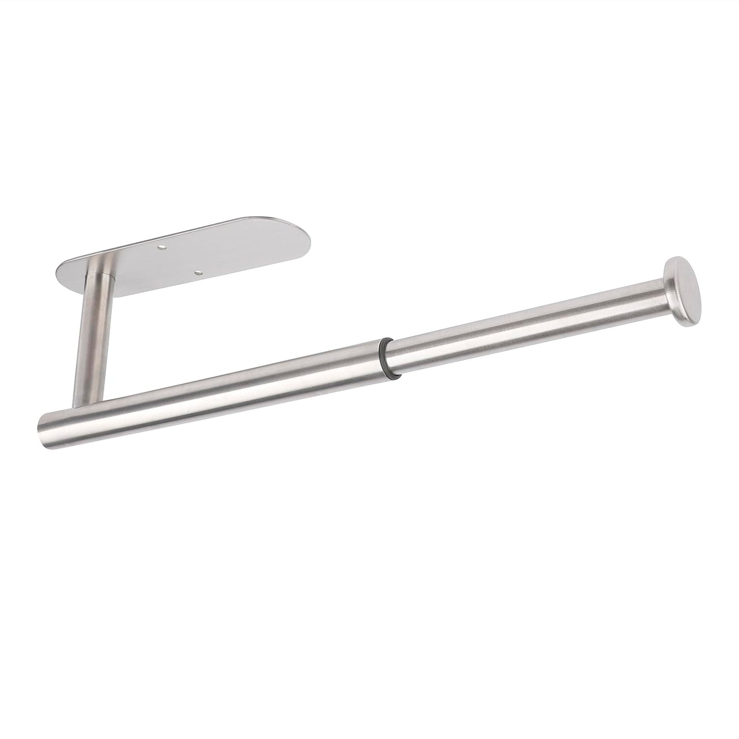 Under-Cabinet Paper Towel Holder, Retractable, Stainless Steel, Easy Install, Standard Bracket