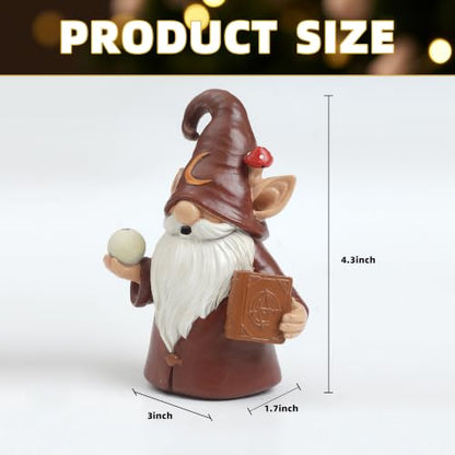 Gnome Incense Holder Cone Burner with Smoke Effect - Whimsical Decor Gift