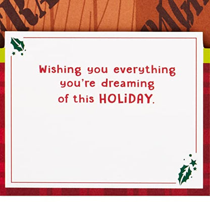 Hallmark Paper Wonder Displayable Pop Up Christmas Card (A Christmas Story Leg Lamp)