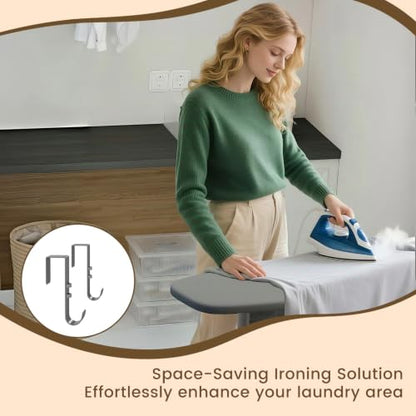 Over-the-Door Ironing Board with Iron Holder - Space Saver, 42 Inch